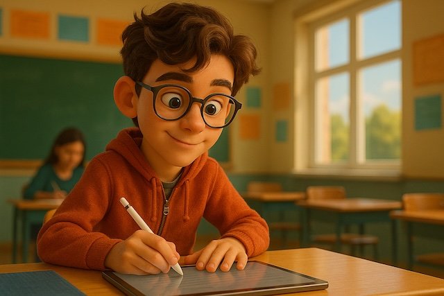 Taking notes with an iPad